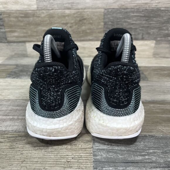 Adidas UltraBoost 4.0 Parley Women’s Size 6.5 Black Knit Running Sneakers Shoes - Picture 5 of 9